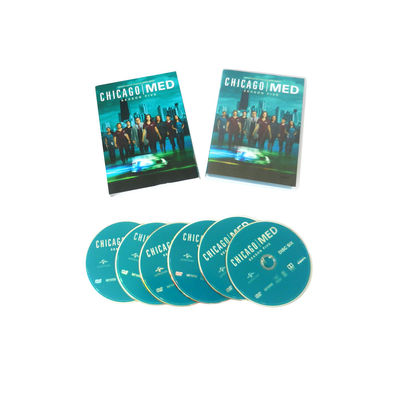 La boîte faite sur commande de DVD place le film de l'Amérique la série complète Chicago Med Season 5 fournisseur