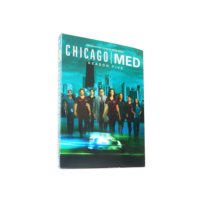 La boîte faite sur commande de DVD place le film de l'Amérique la série complète Chicago Med Season 5 fournisseur