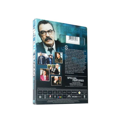 La boîte faite sur commande de DVD place le film de l'Amérique les sangs bleus Season10 de série complète fournisseur