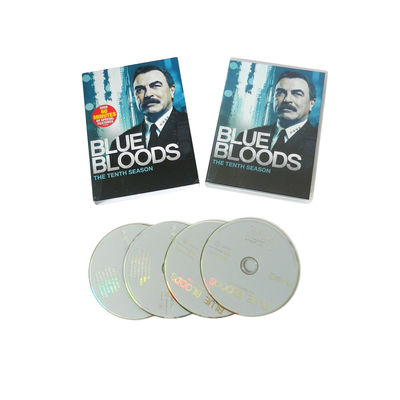 La boîte faite sur commande de DVD place le film de l'Amérique les sangs bleus Season10 de série complète fournisseur