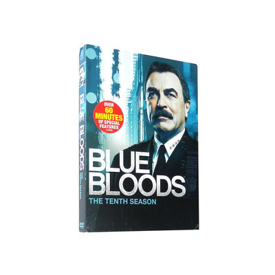 La boîte faite sur commande de DVD place le film de l'Amérique les sangs bleus Season10 de série complète fournisseur