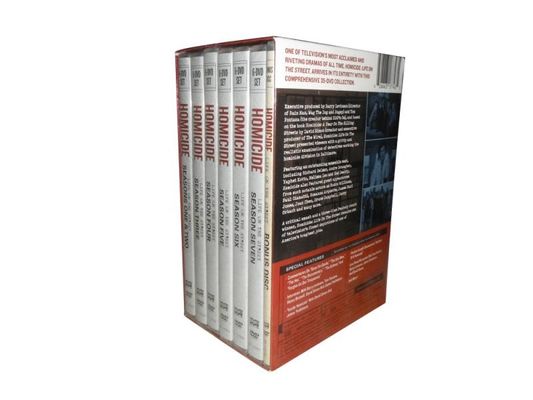 La boîte faite sur commande de DVD place le film de l'Amérique le homicide de série complète : La vie sur la rue la série complète 35DVD fournisseur
