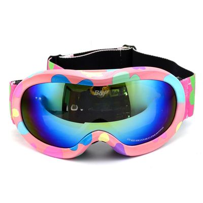 Ski Google Pour les enfants PC Lentille miroir aimant remplacement sans rebord Grand cylindrique peut bloquer les lunettes de neige UV
