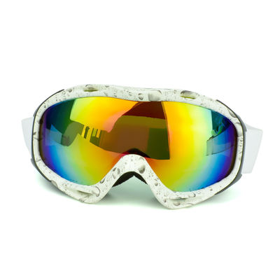 Google Lentille de miroir de PC de ski Double lunettes de neige incurvées plein cadre lunettes de ski équipement de ski lunettes de ski extérieures double anti-fo