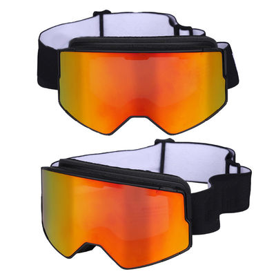 Google Lentille de miroir de PC de ski Double lunettes de neige incurvées plein cadre lunettes de ski équipement de ski lunettes de ski extérieures double anti-fo