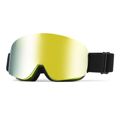 Google Lentille de miroir de PC de ski Double lunettes de neige incurvées plein cadre lunettes de ski équipement de ski lunettes de ski extérieures double anti-fo